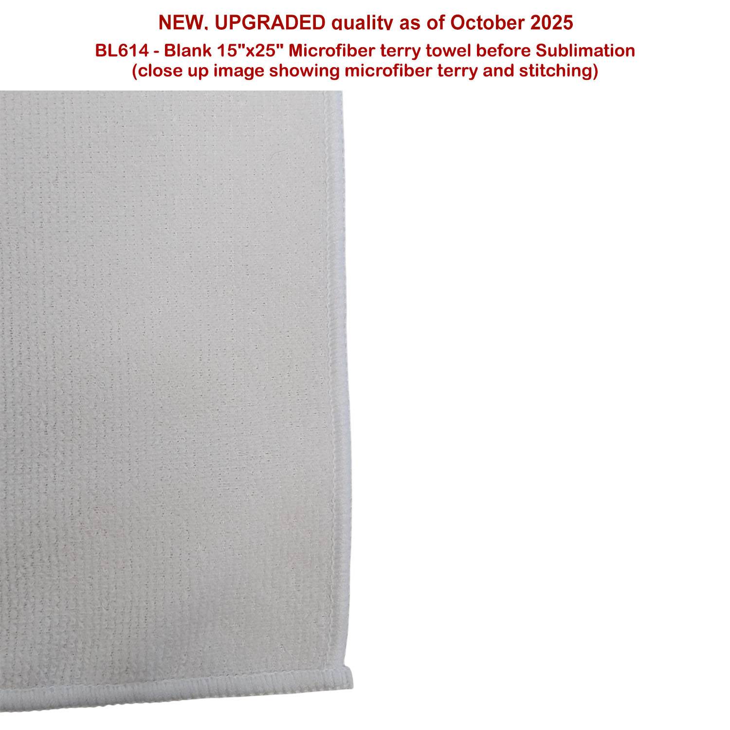 48Hr Quick Ship - Team Towel in Microfiber Dri-lite Terry, 15x25, Sublimated Sports Towel 5