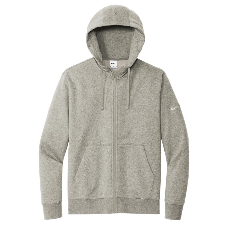 Nike Club Fleece Sleeve Swoosh Full-Zip Hoodie, custom hoodie or sweatshirt with logo imprint 5