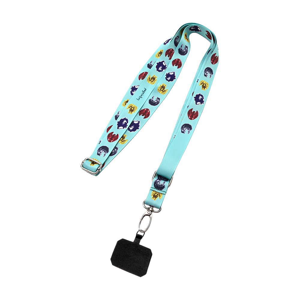 1/2" Polyester Adjustable Cell Phone Lanyard 7