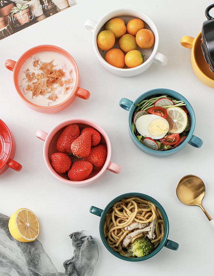 9 OZ Soup Bowls with Handles 8