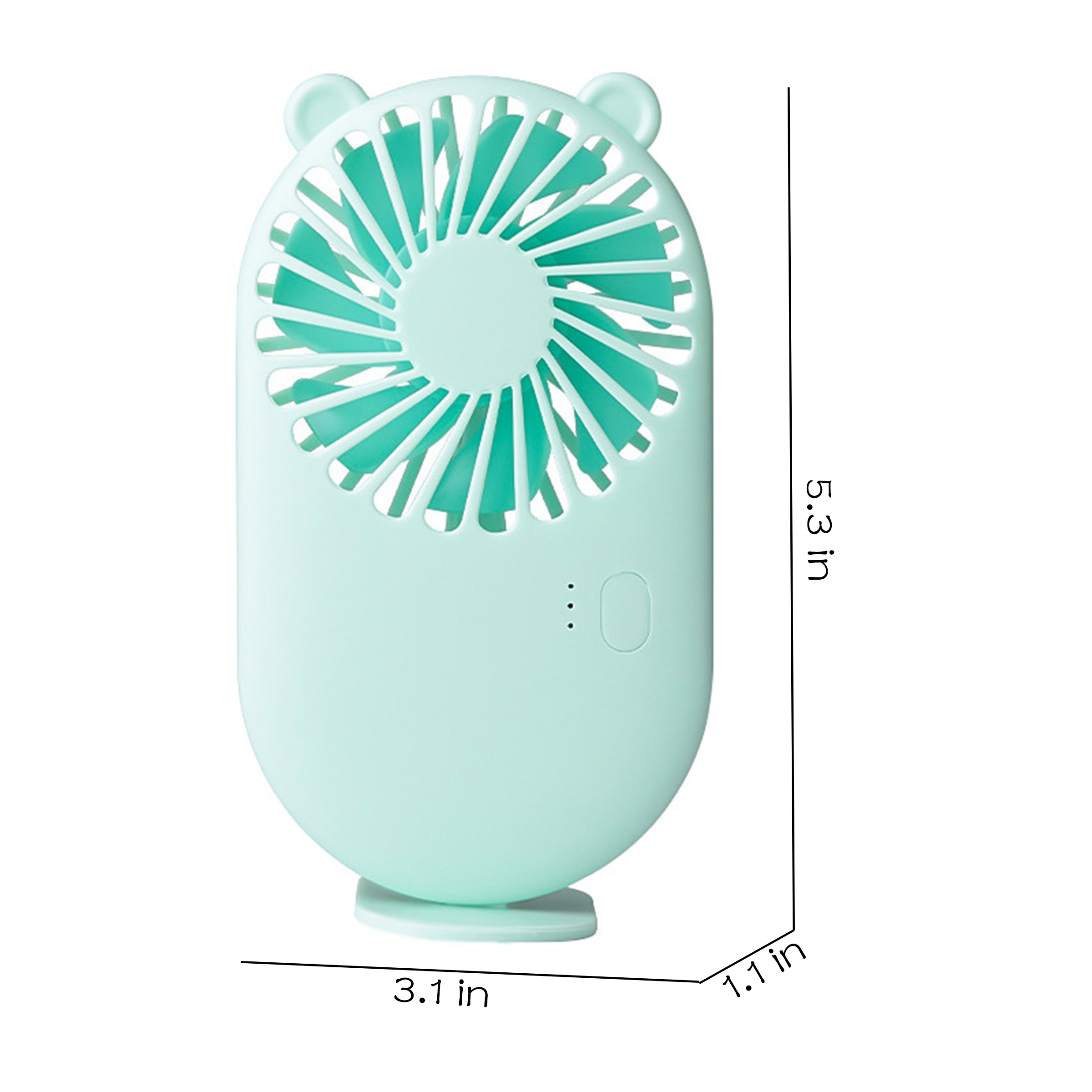 Abs Mini Pocket Charging Small Fan 3