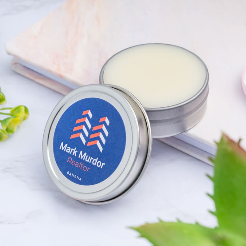 Custom Natural Lip Balm Tins 19
