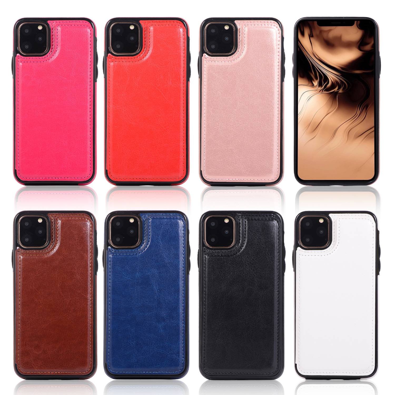 iPhone Wallet Case with Card Holder, PU Leather 4