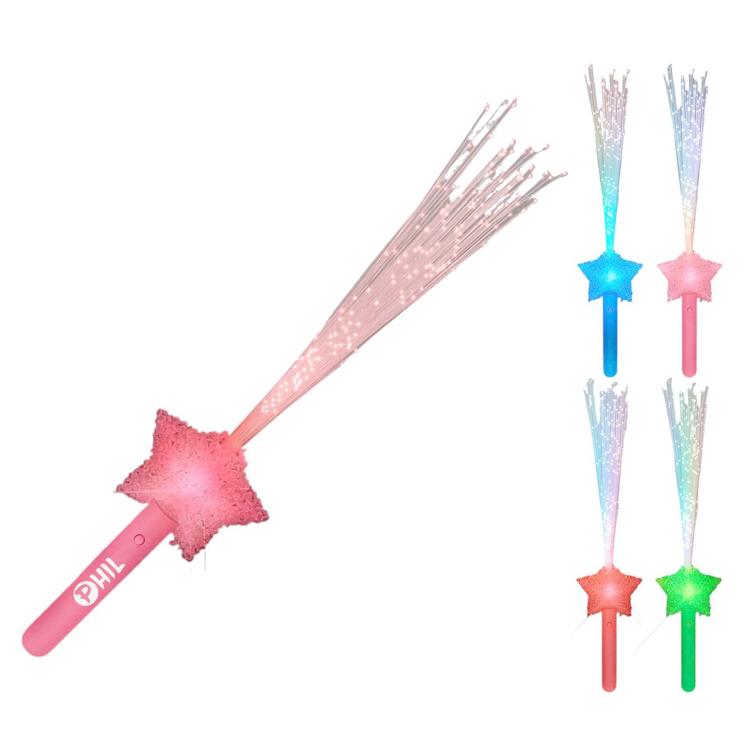 Led Light Up Fibre Wand Toy 2