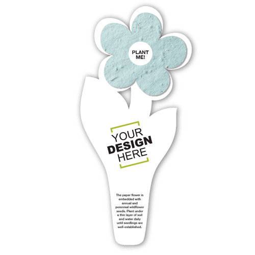 Seed Paper Flower Bookmark 13