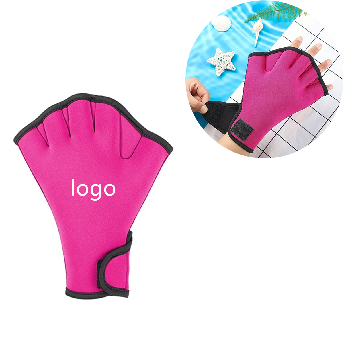 Neoprene Swimming Gloves 2