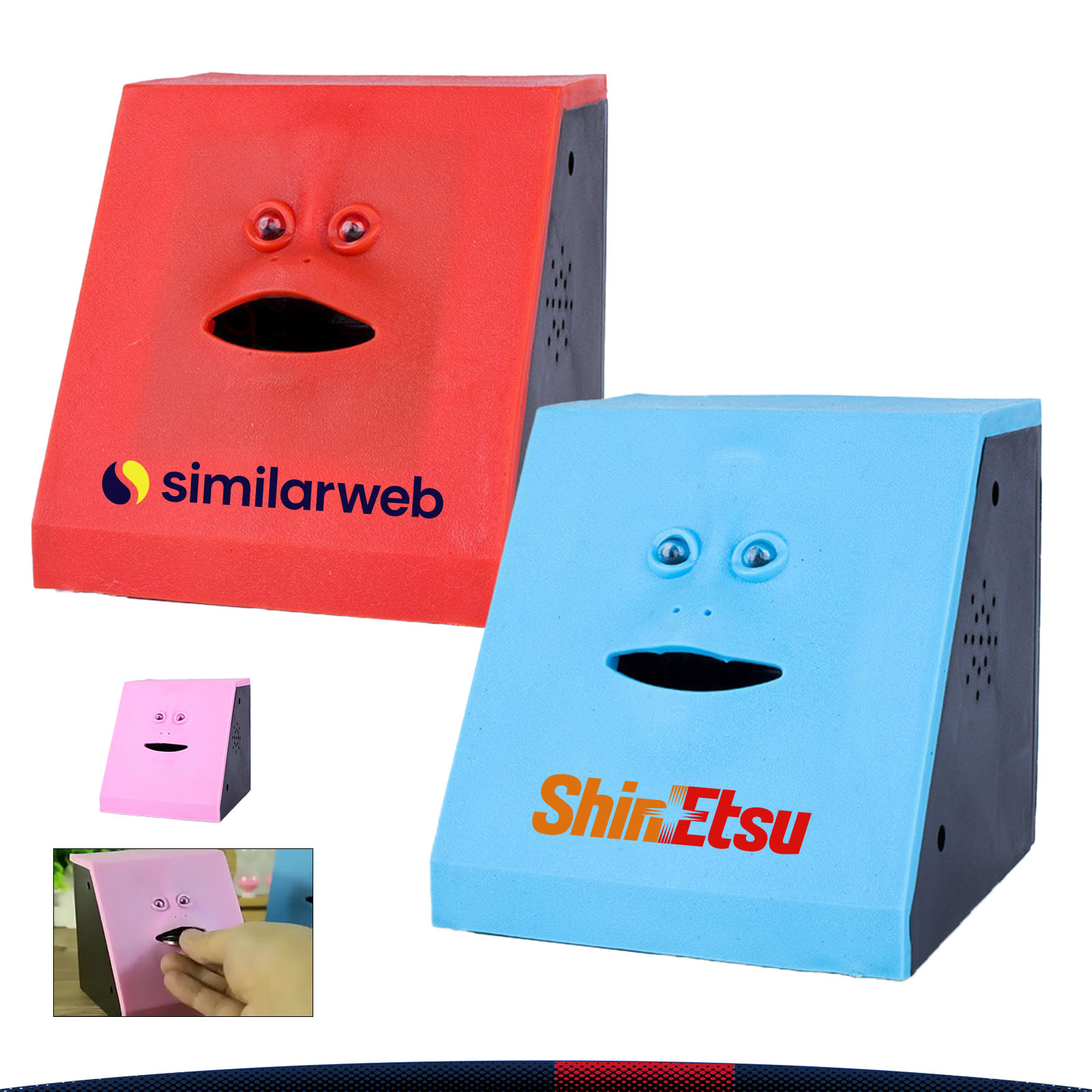 Electric Face Piggy Bank 3