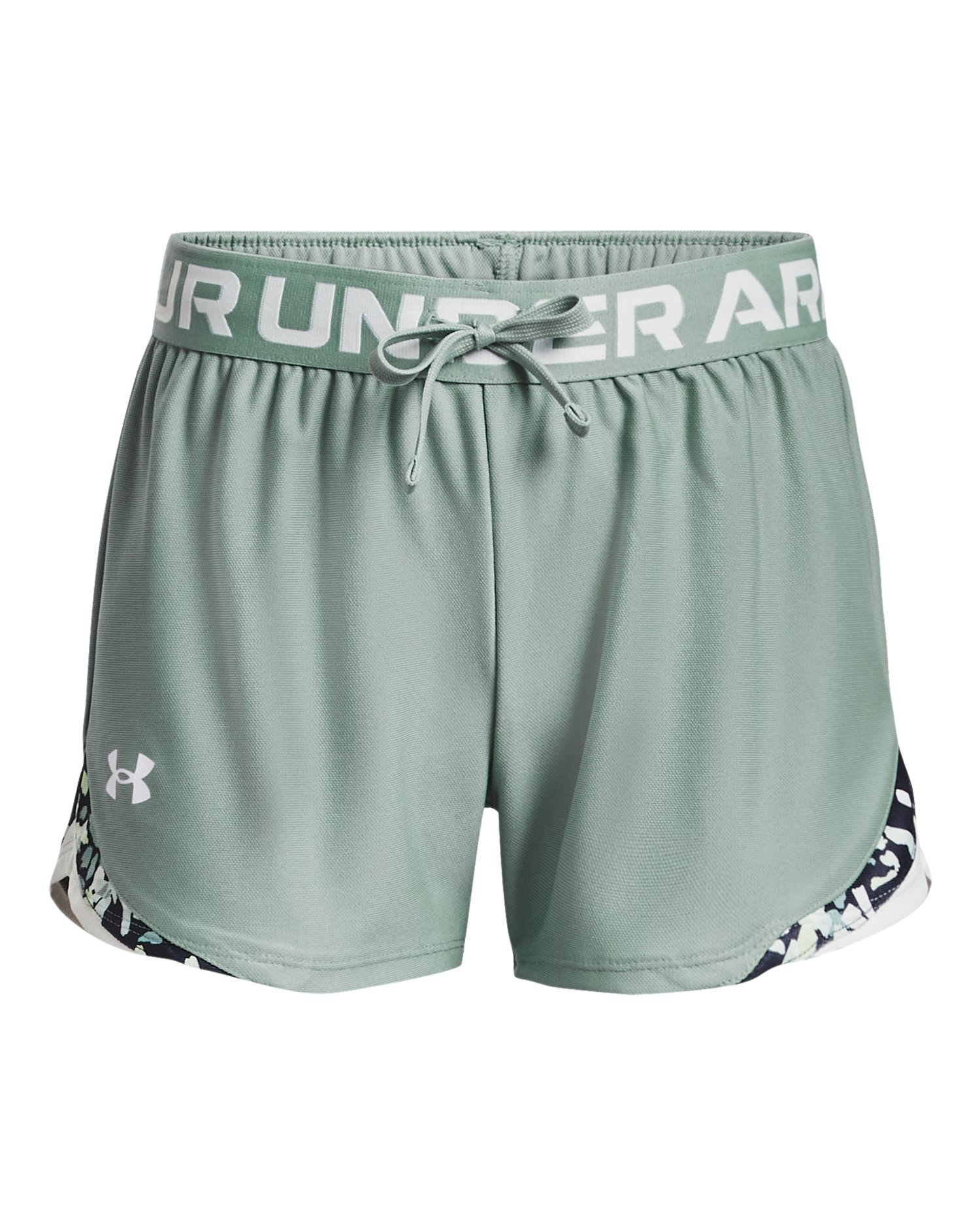 UA Play Up Tri-Color Girls' Shorts 10