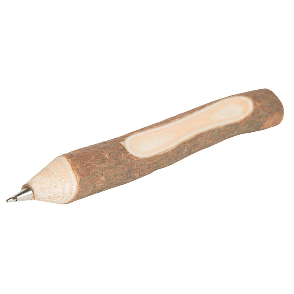 Wooden Twig Pen With Bark 6