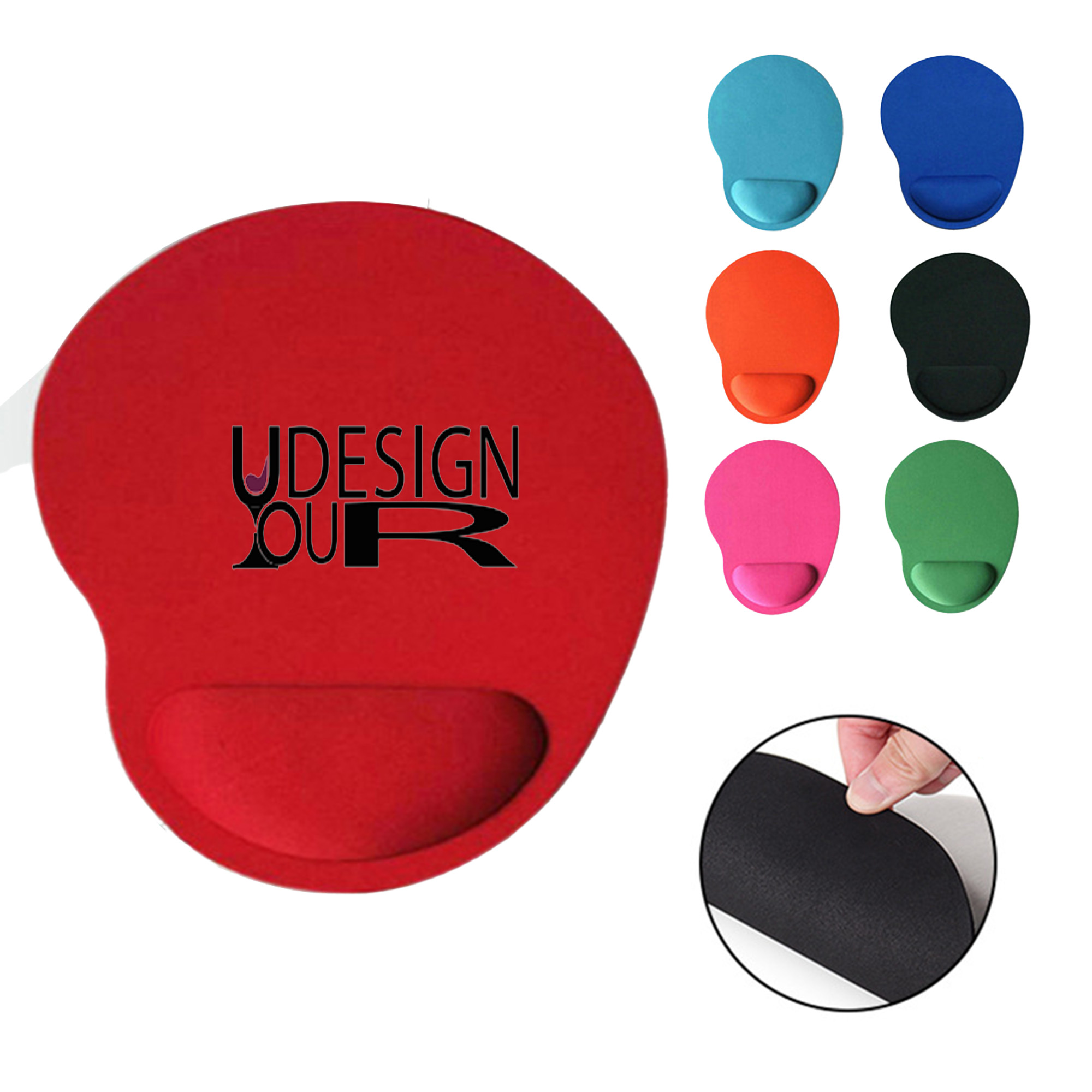 MOQ 50PCS EVA Ergonomic Wrist Rest Mouse Pad 2