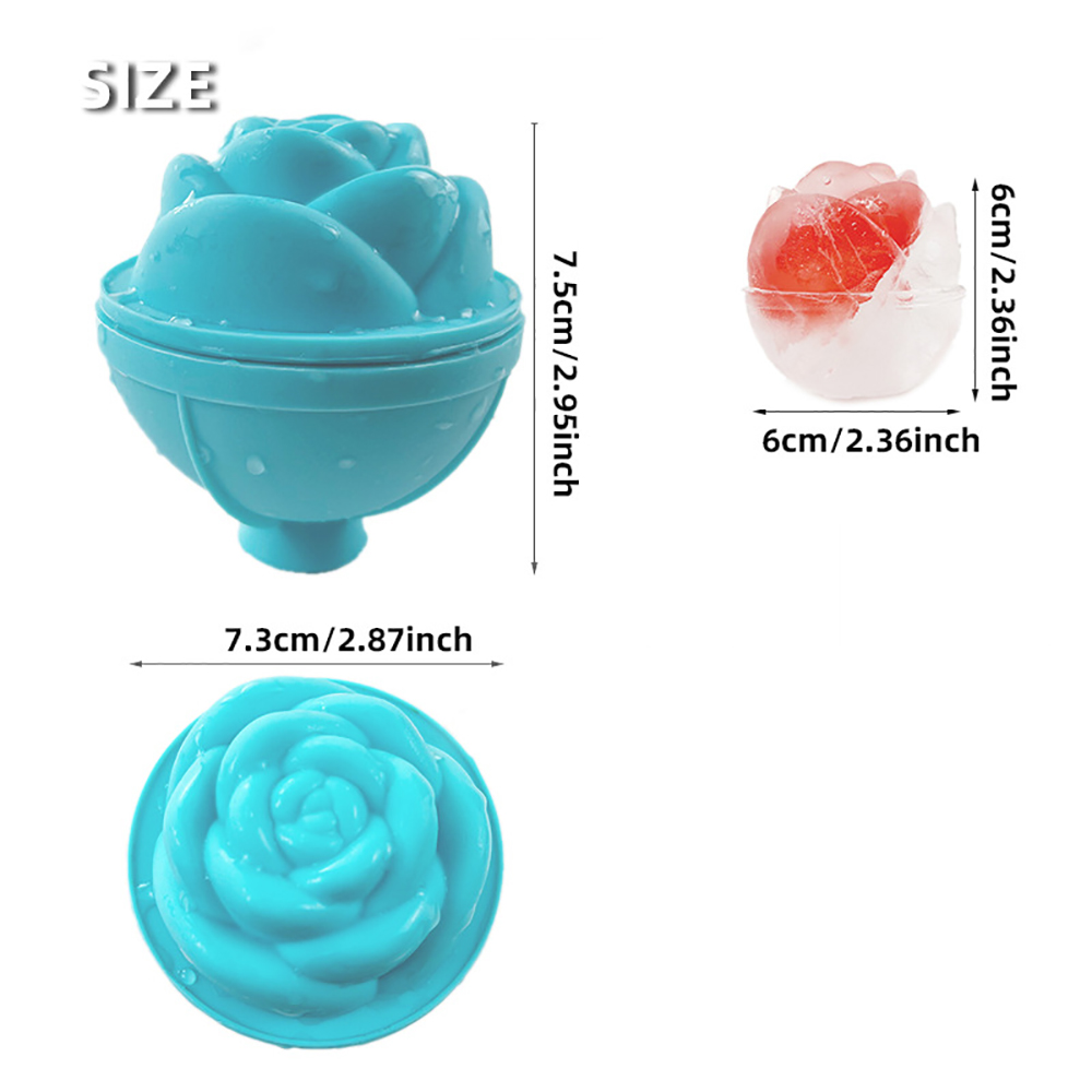 Silicone Rose Ice Mold 2
