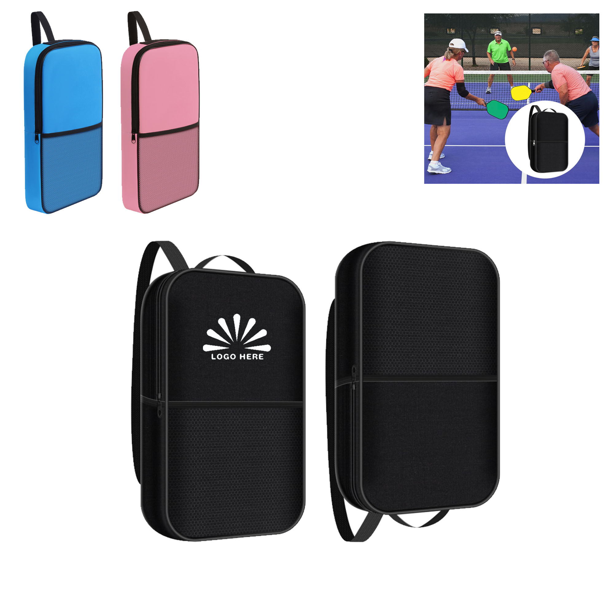 Pickleball Paddles Bag With Your Brand 4