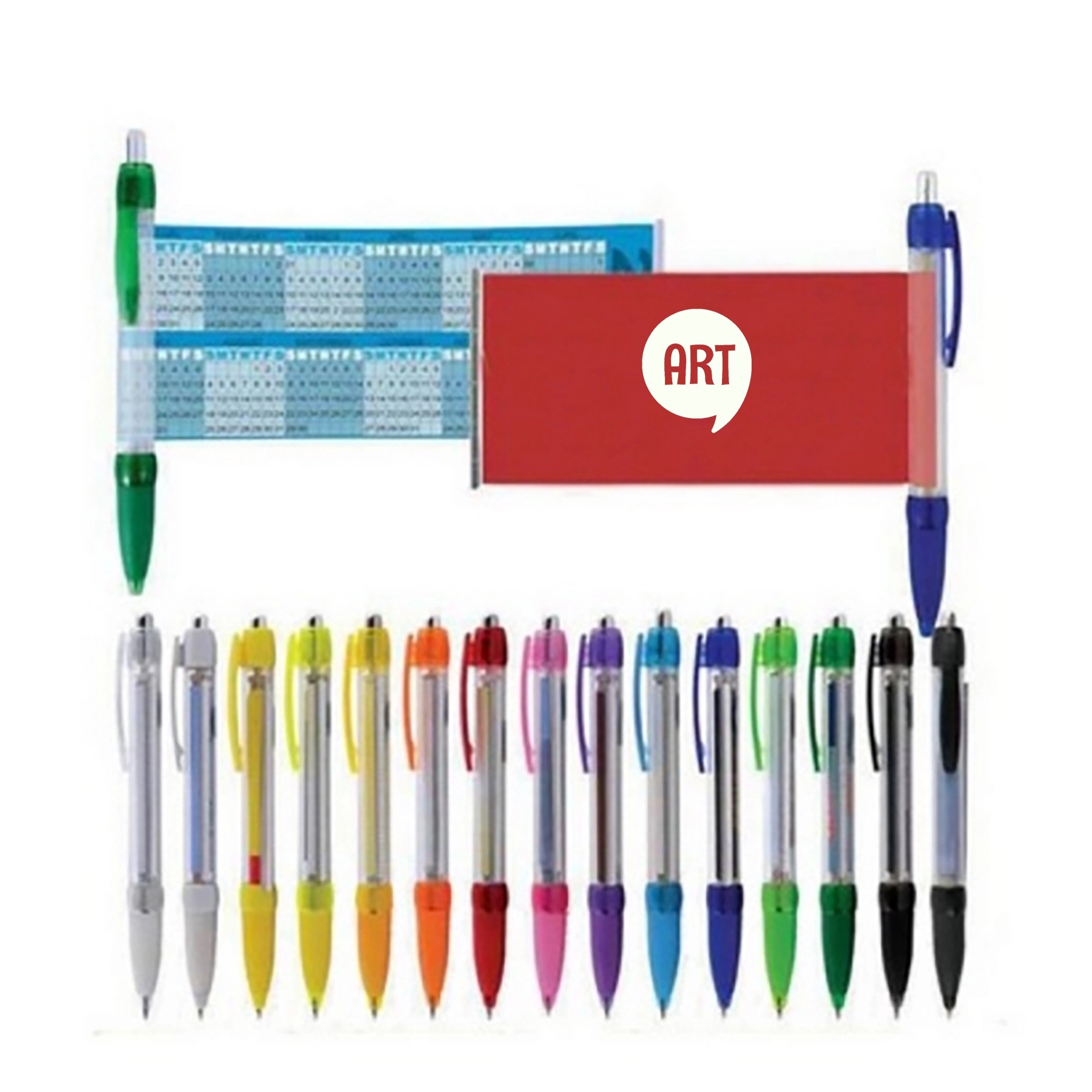 Rubber Grip Banner Pen