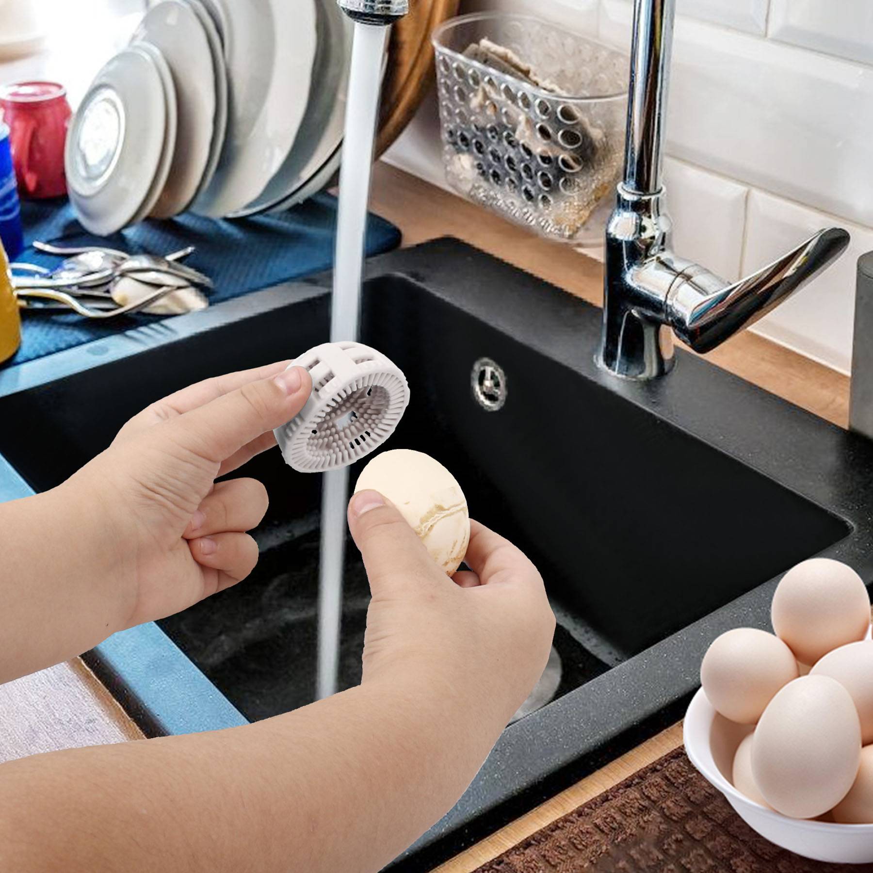 Silicone Egg Cleaning Brush 10