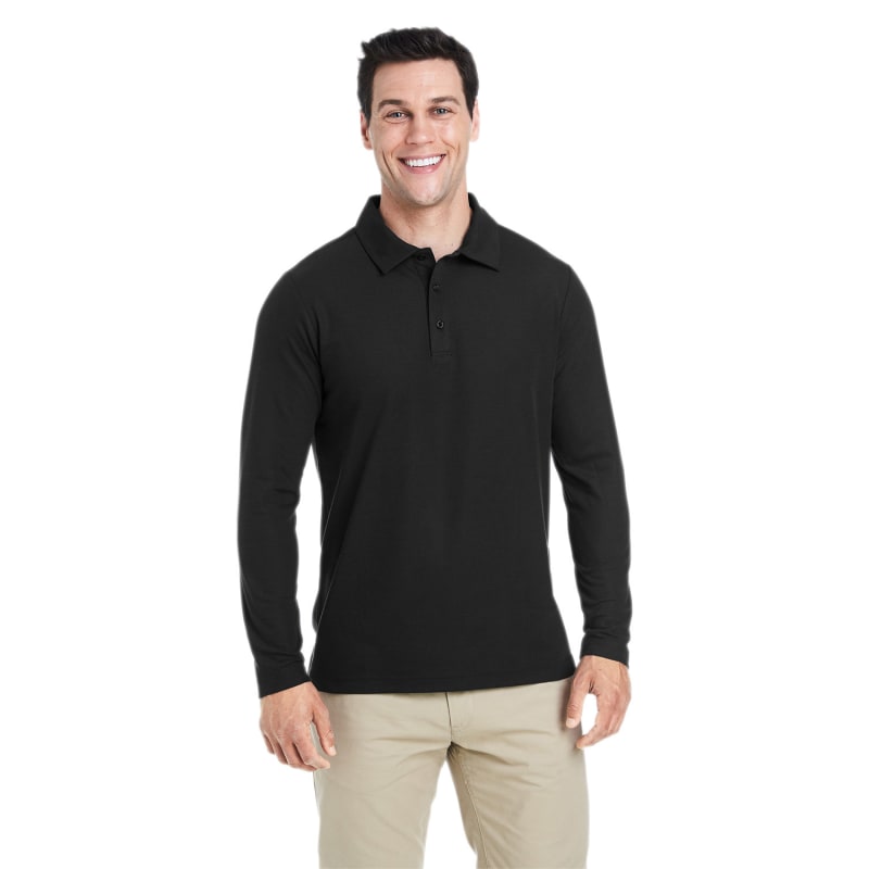 CORE365 Men's Fusion ChromaSoft™ Long-Sleeve Pique Polo 11