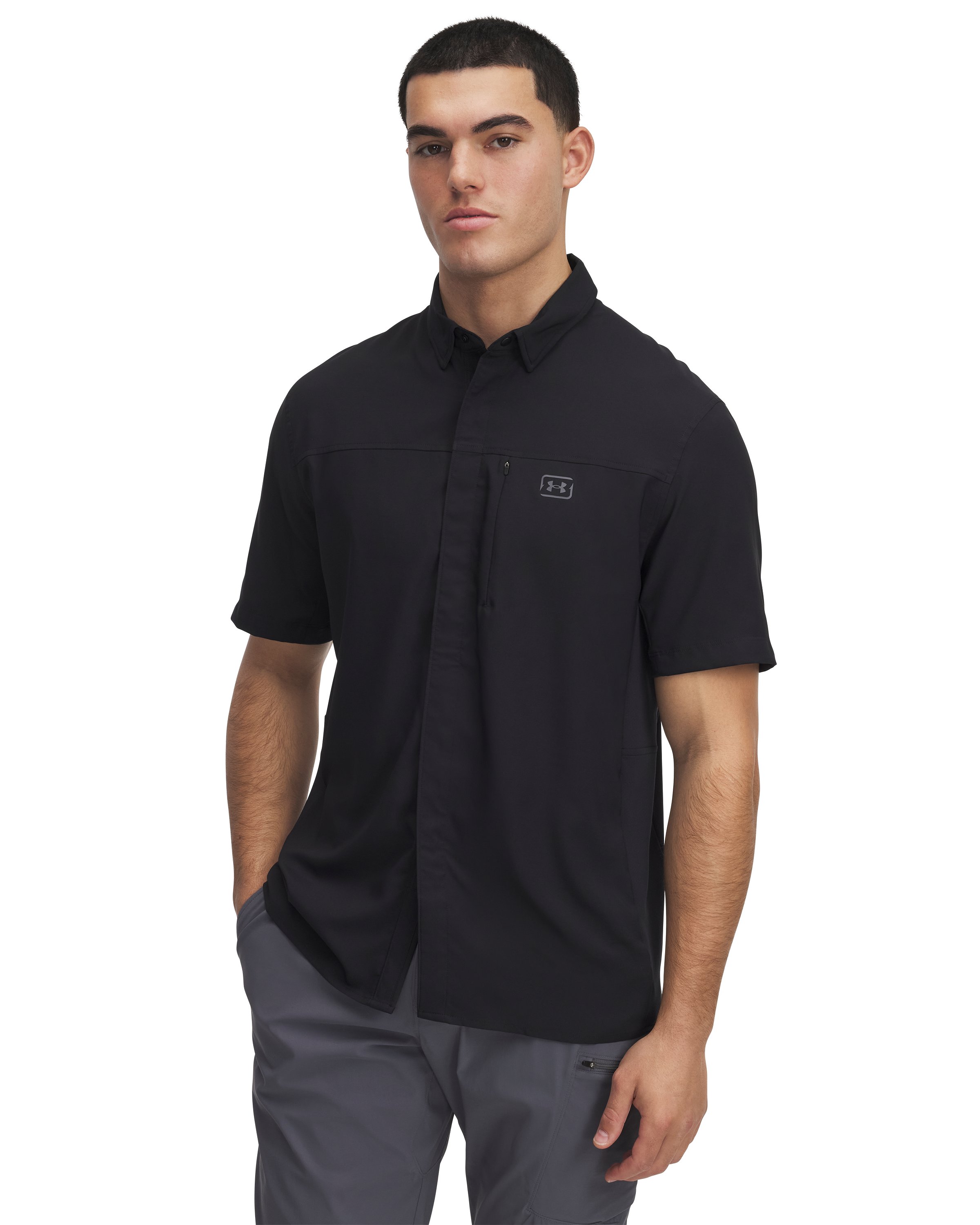 UA Fish Pro Hybrid Woven Men's Short Sleeve 11