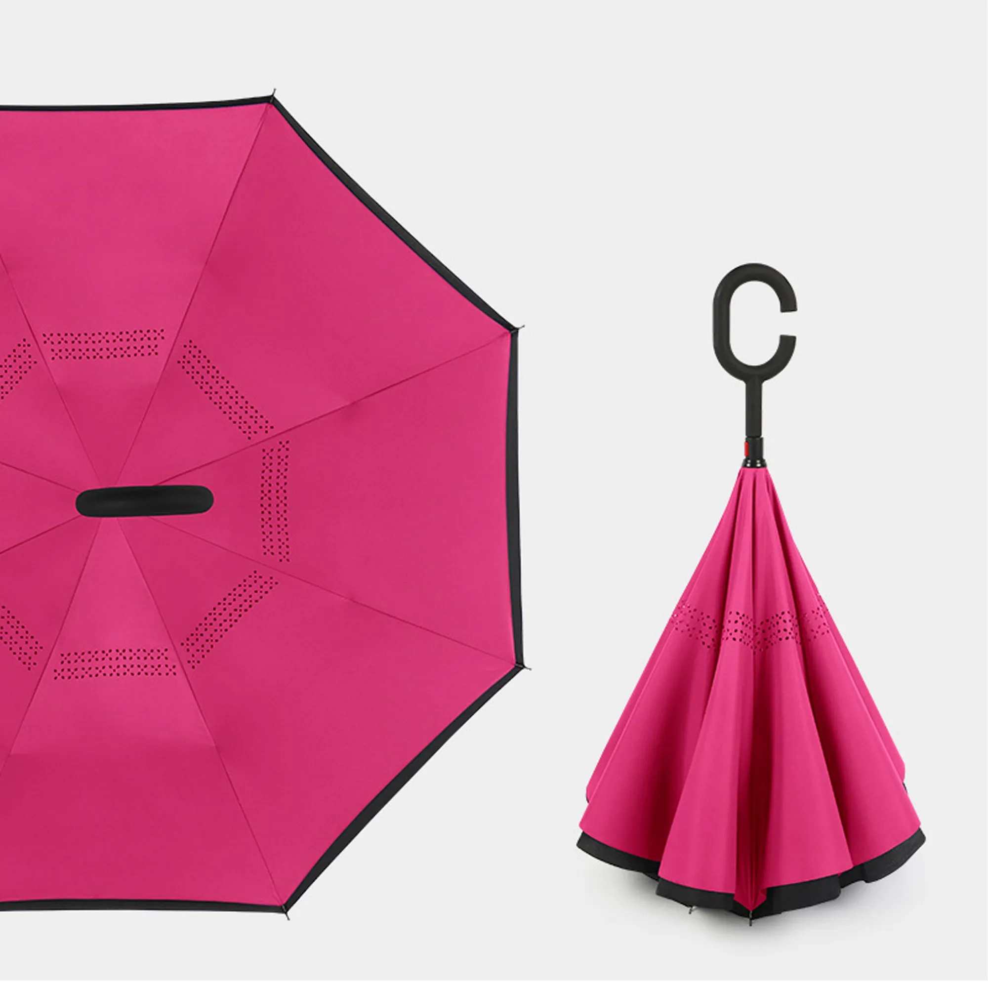 Deluxe Inverted Reverse Umbrella MOQ50pcs 2
