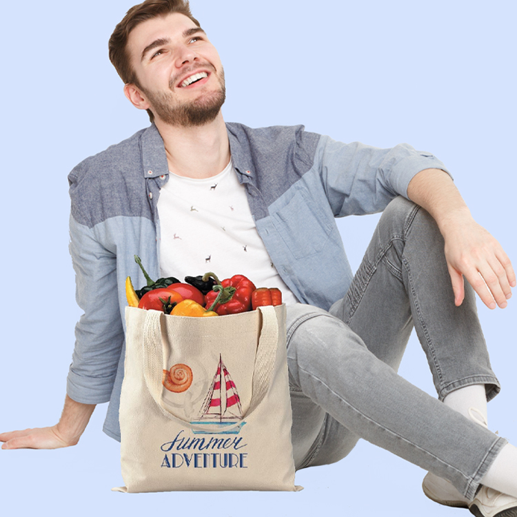 12 oz. Econo Natural Cotton Tote 2