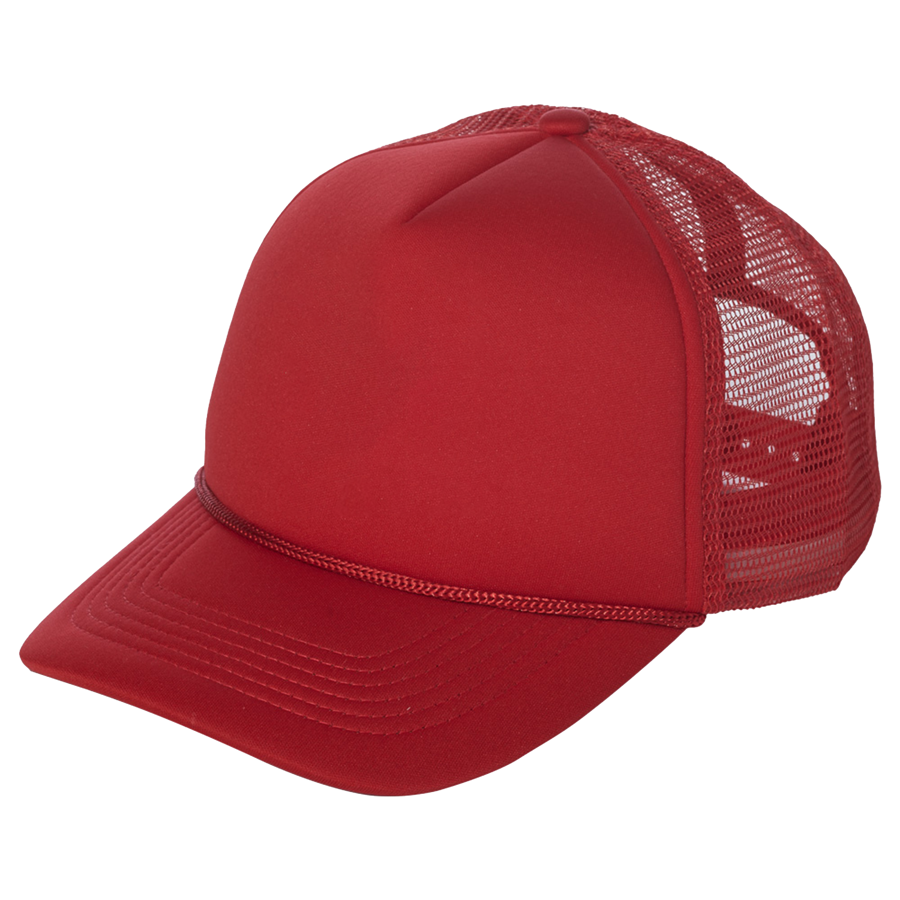 Rope-Accent 5-Panel Adjustable Trucker Cap