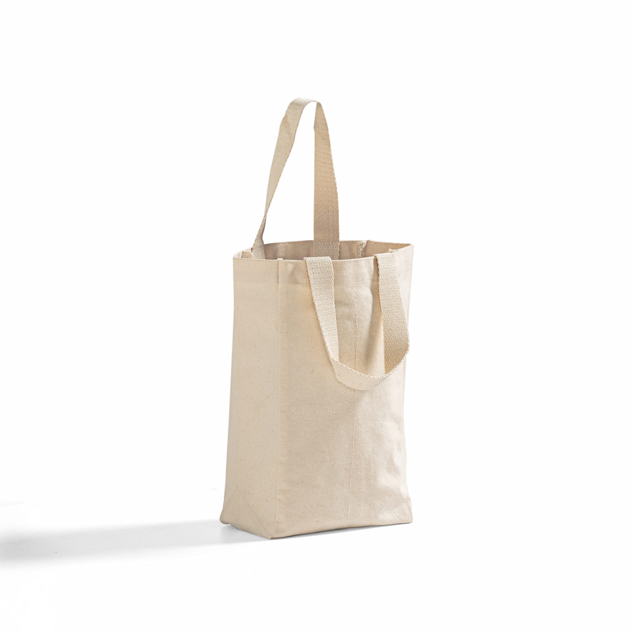 Canvas Double Wine Tote Bag, custom tote bag with logo imprint 4