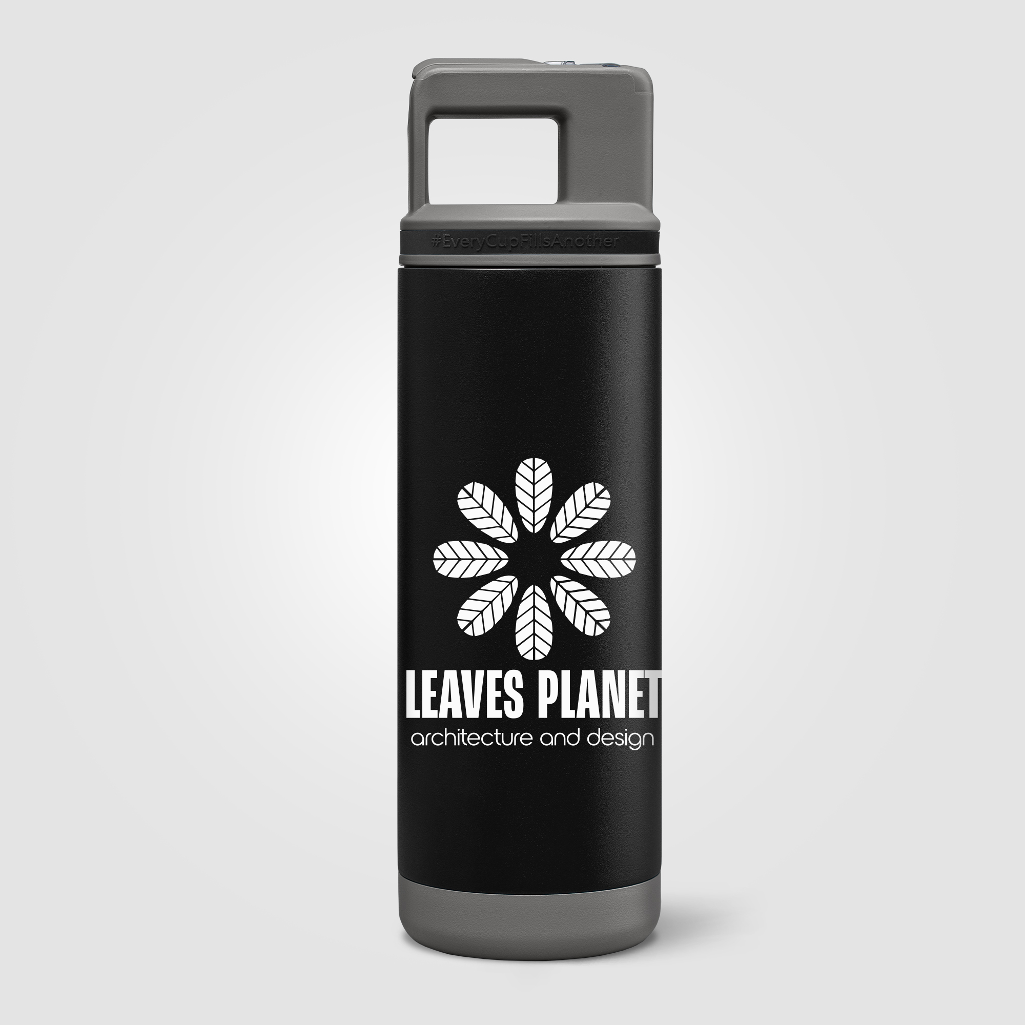 Grosche Alpine Stainless Steel Removable Straw Flip n' Sip Bottle - 20oz 5