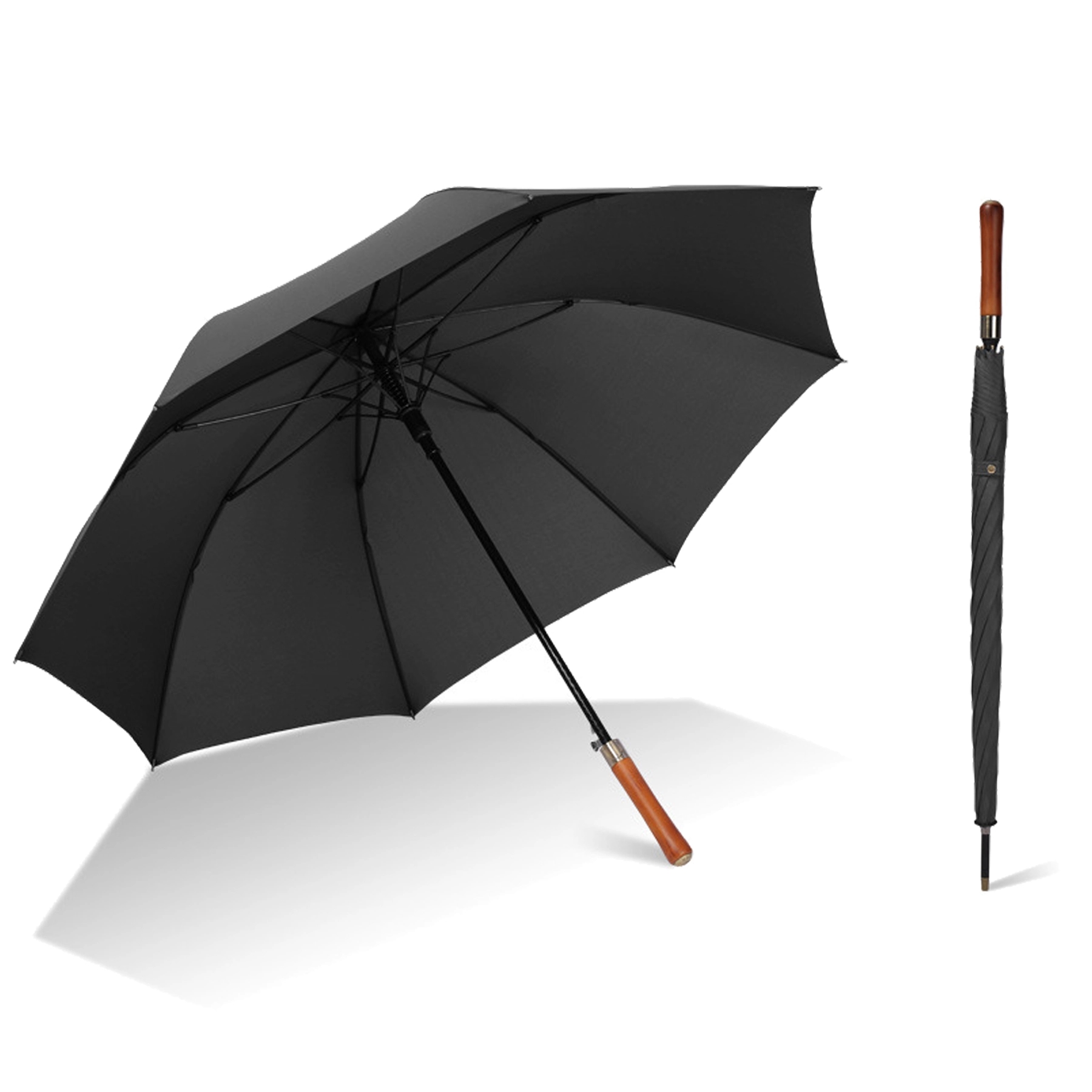 Oversize Golf Umbrella w/ Wood Handle 9