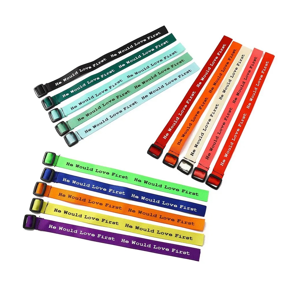 Custom Woven Fabric Wristbands for Events 3