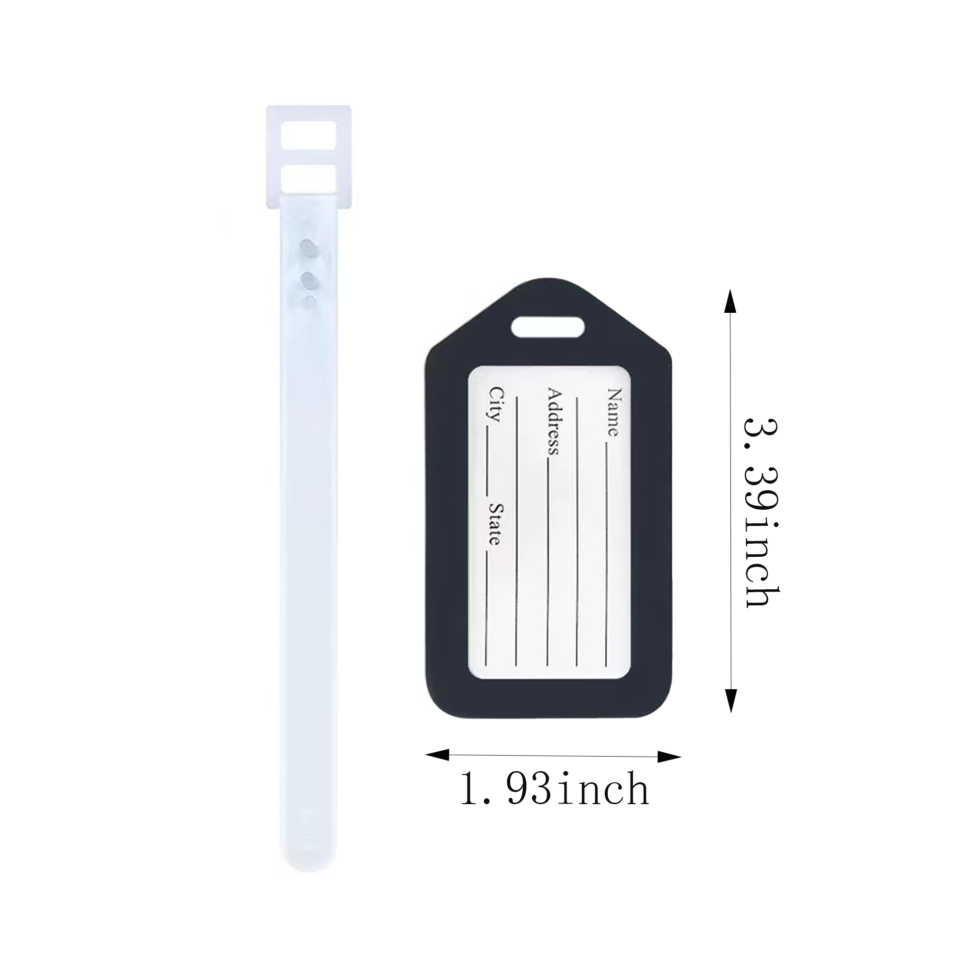 Plastic Luggage Tag? MOQ50 2