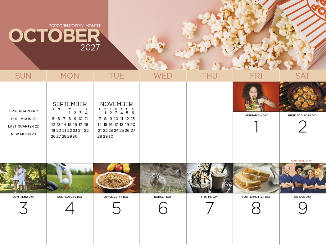 Good Value™ National Day - Stapled Calendar 27