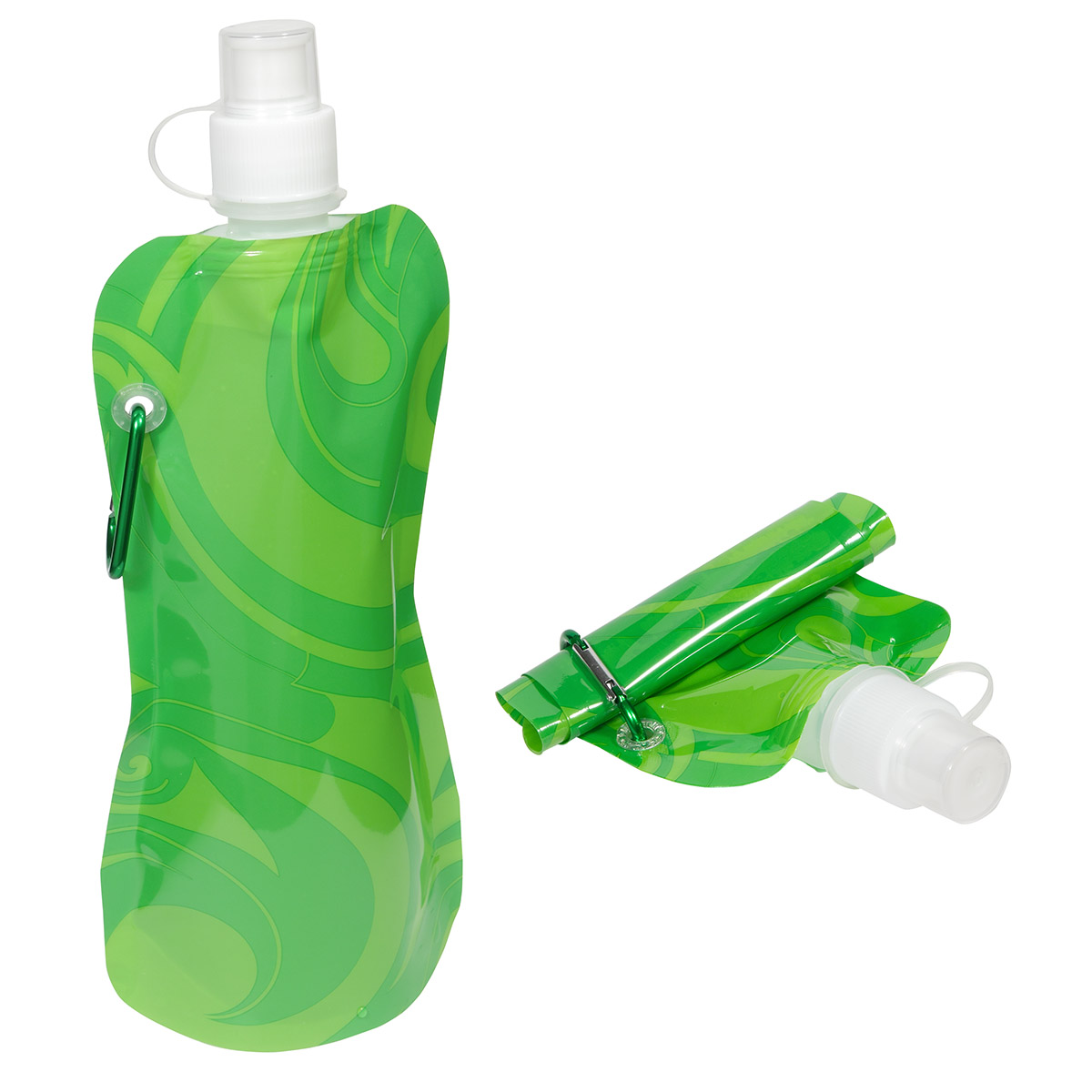 Flex Foldable 16 oz Water Bottle with Carabiner 2