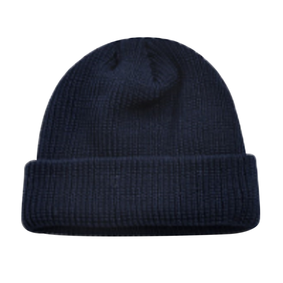 Premium Stock Ribbed Cuffed Short Length Beanie - Acrylic