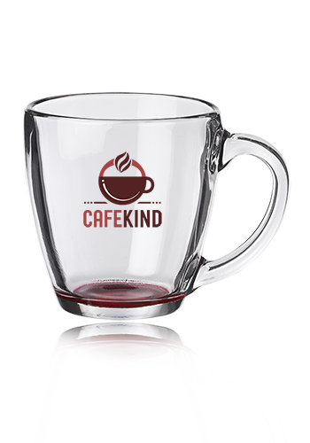 15.5 oz. Libbey Tapered Glass Coffee Mugs 17