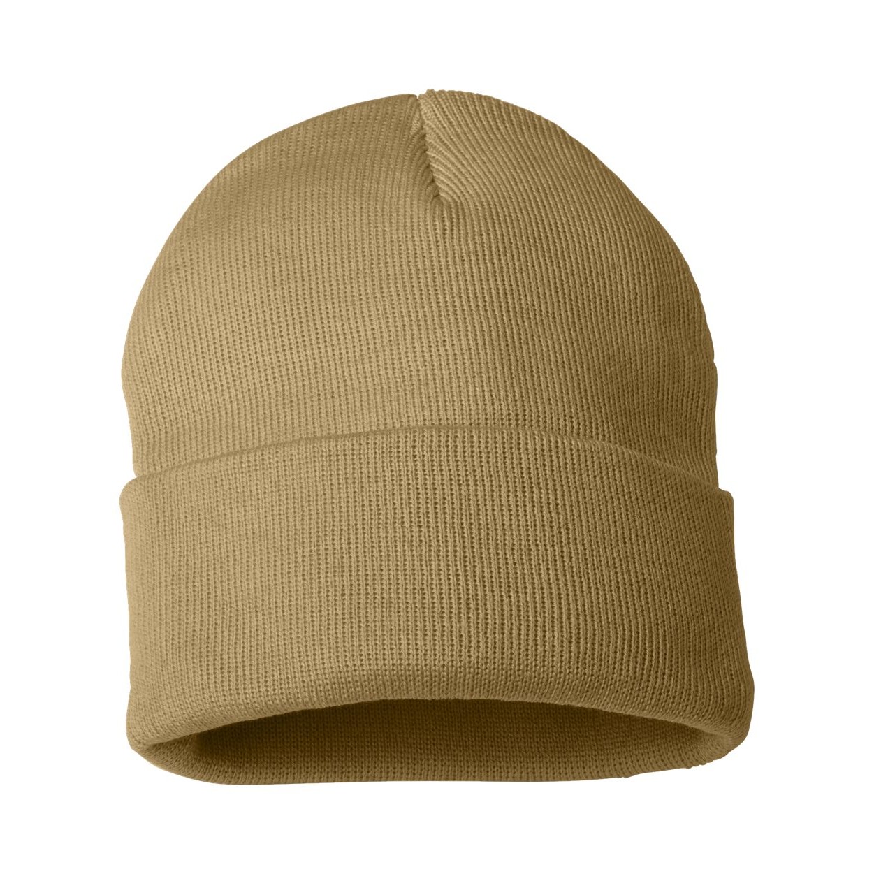 Cuffed Beanie With Faux Leather Patch 1