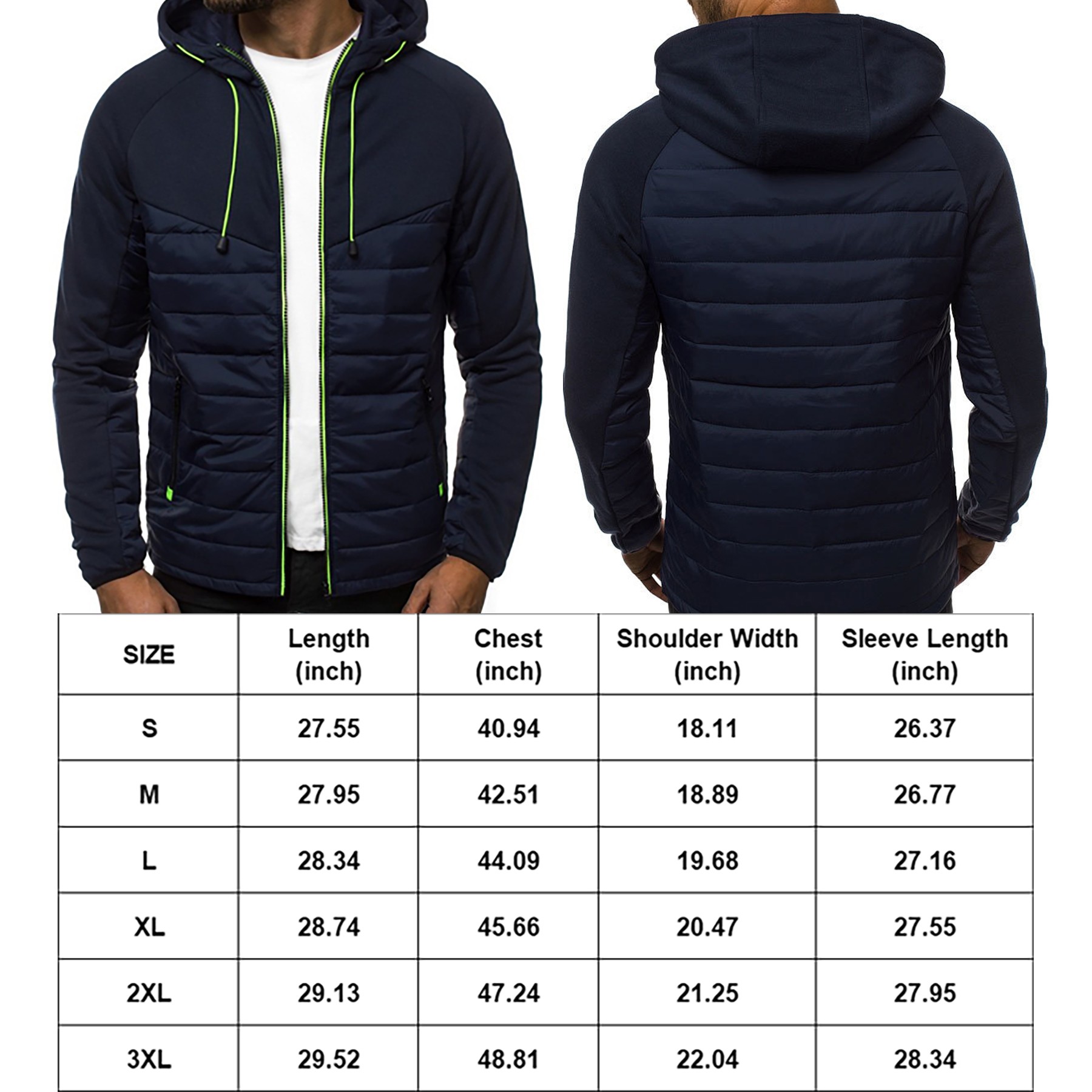 Men Hoodie Winter Coat 5