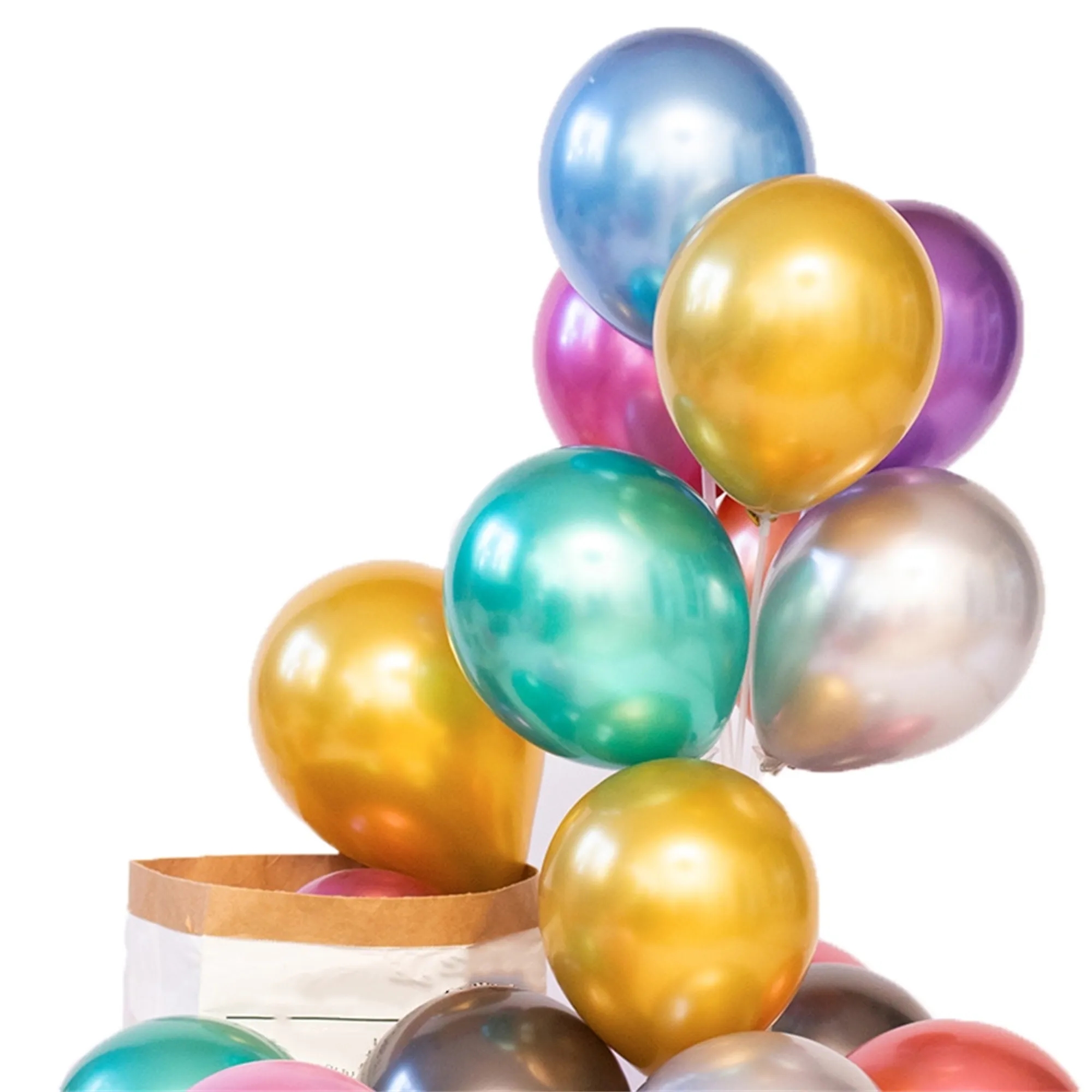 12inch Happy Birthday  Metallic Ballons 2