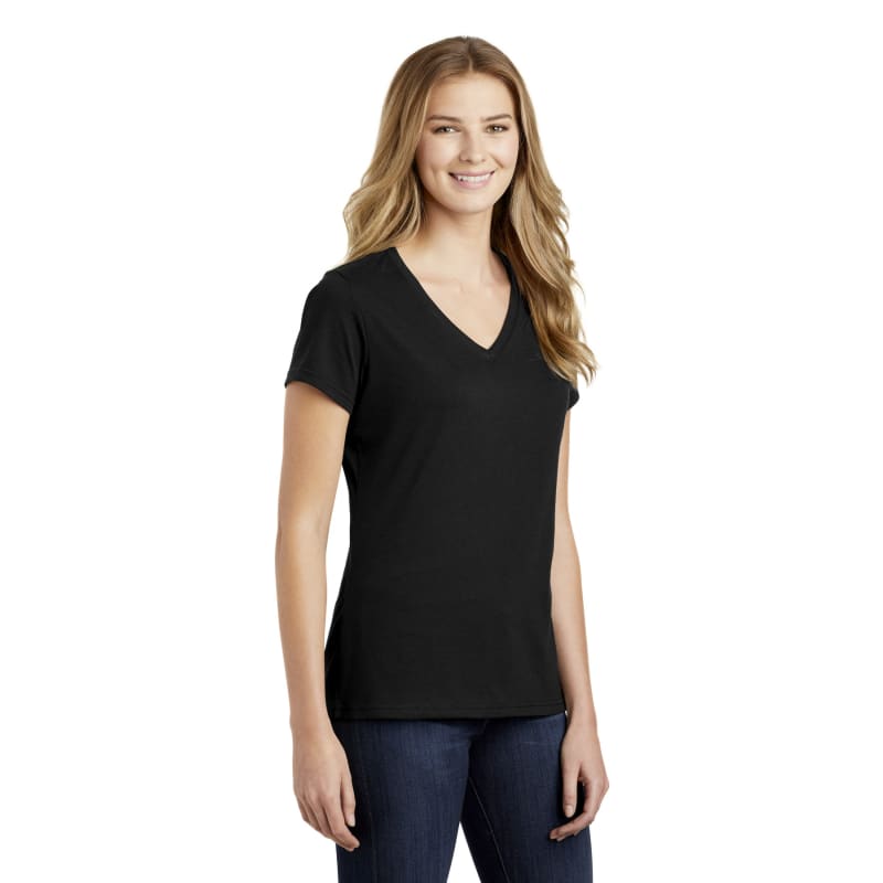 Port & Company Women's Fan Favorite Blend V-Neck Tee. 11