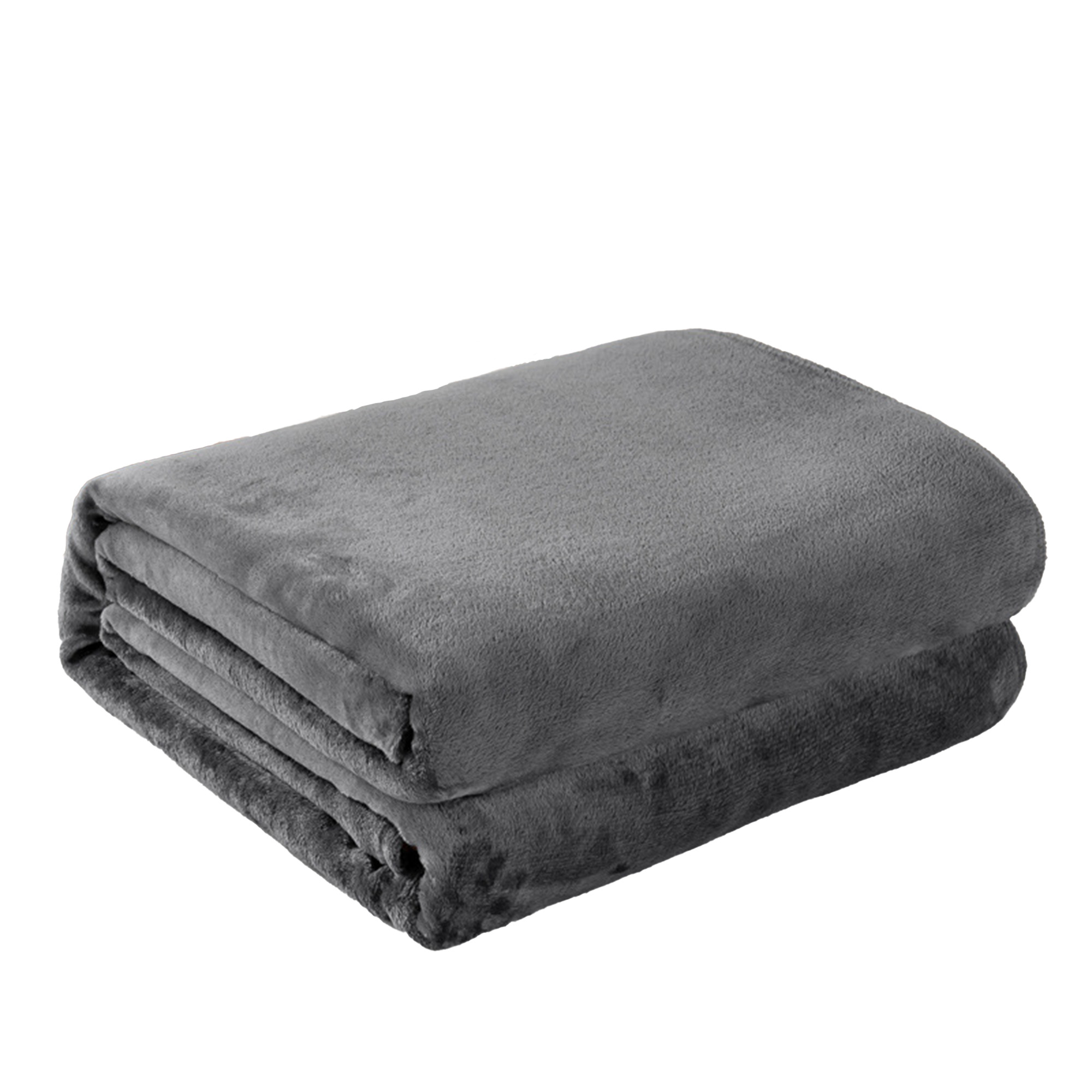 Flannel Afternoon Nap Warm Pure Color Blanket 5