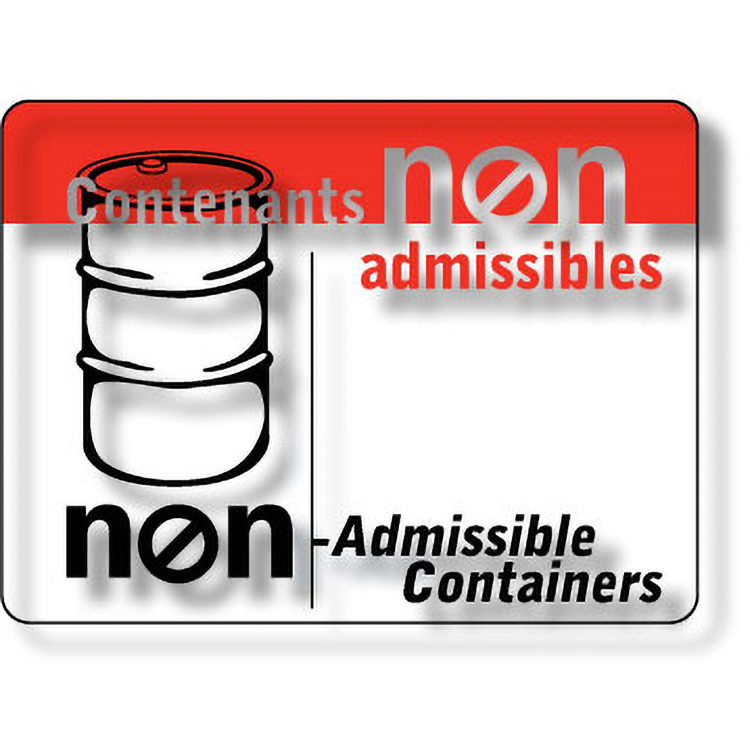 Clear Gloss Polypropylene Roll Labels Stock Rectangle (1.875"x2.5")