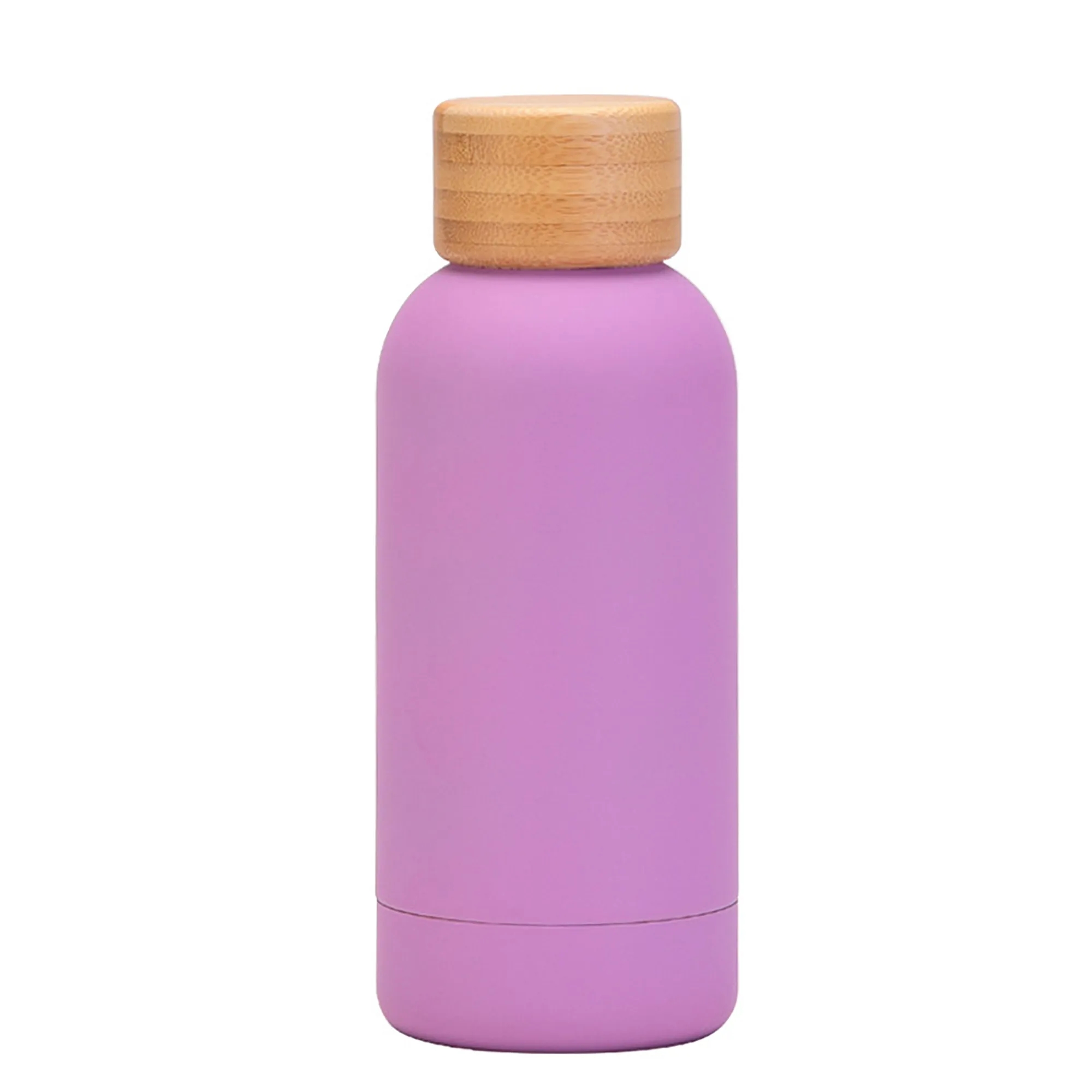 MOQ 50 12oz Stainless Steel Tumbler with Bamboo Lid 12