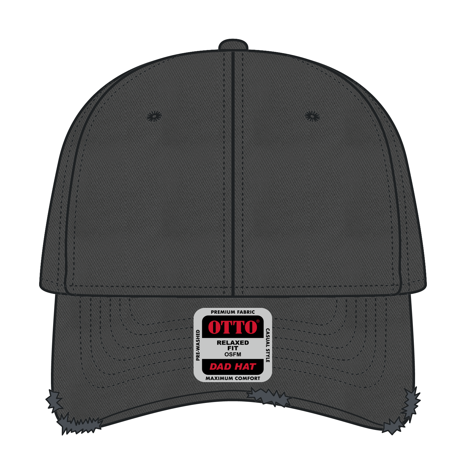OTTO CAP® 6 Panel Low Profile Dad Hat 24