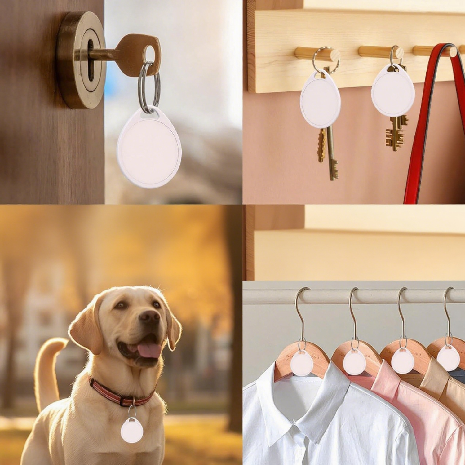 Plastic Round Key Tag 4