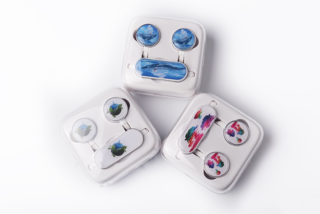 Bluetooth Wireless Earbuds in Full Color with Travel Case 2
