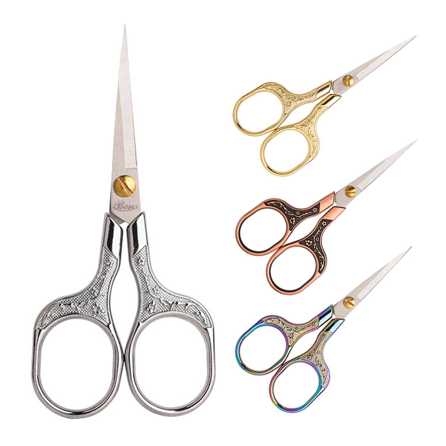 Plum Blossom Retro Scissors Sharp Blade Elegant Cutting Tool 4