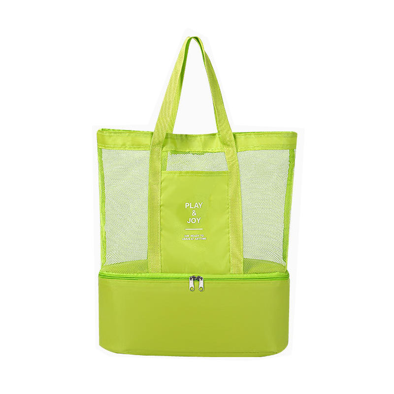 Mesh Picnic Beach Cooler Tote 4