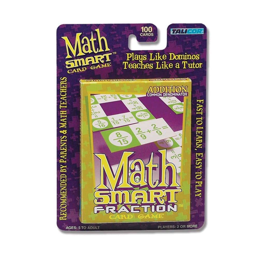 Math Smart Fraction Addition Common Denominator - Ages 5+ 2