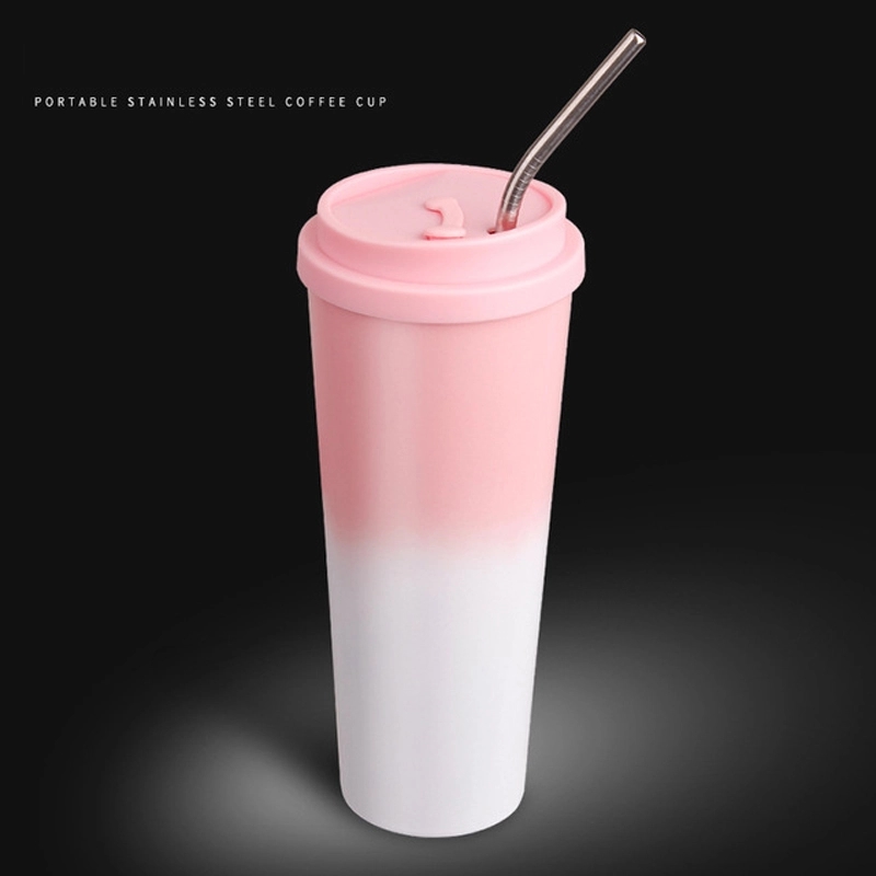 14 oz Stainless Steel Tumbler With Lid and Straw 8
