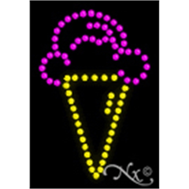 Ice Cream Logo LED Sign 1
