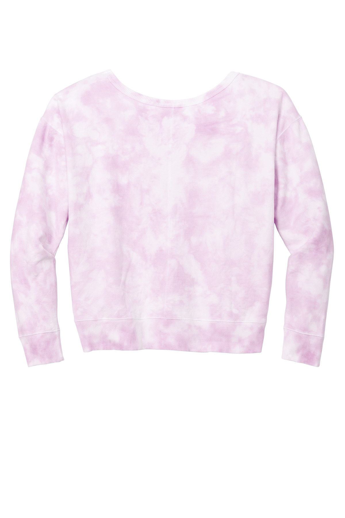 Port & Co Women's Beach Wash Cloud Tie-Dye V-Neck Sweatshirt LPC140V 28