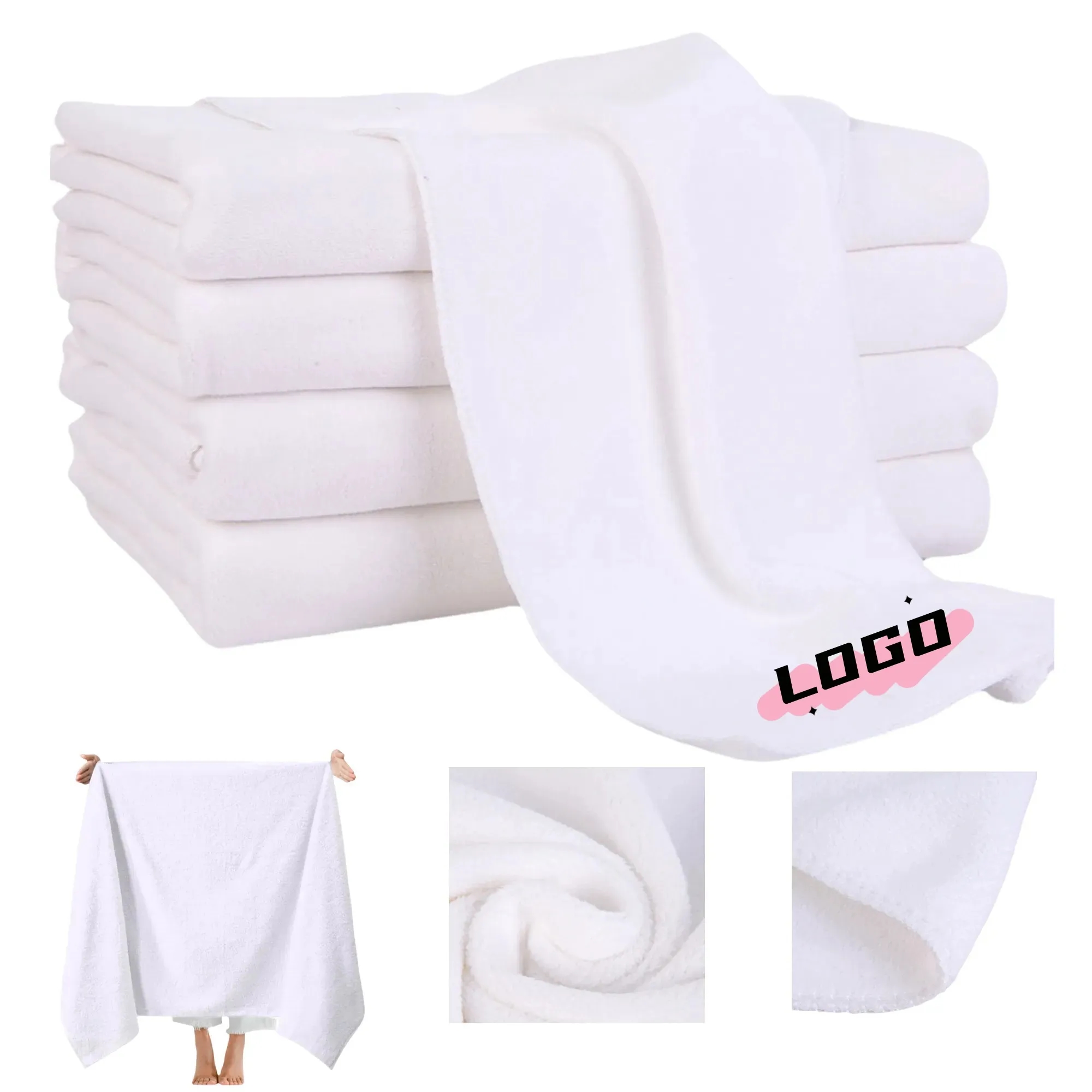 Hotel Travel Microfiber Large Absorbent Shower Towel 2
