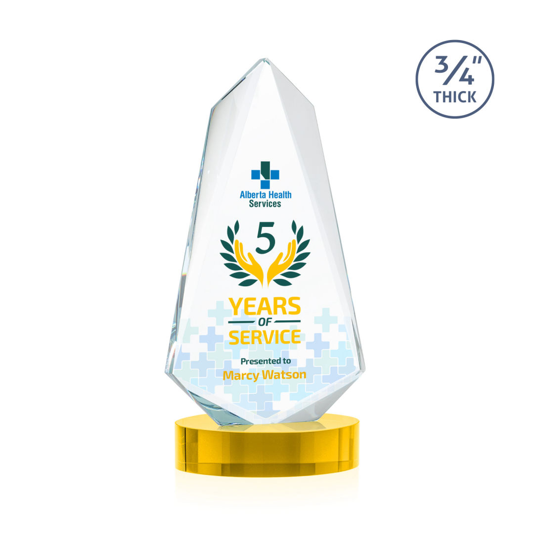 Sheridan VividPrint™ Award on Alberton Base - Gold 3